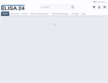 Tablet Screenshot of elisa24.com